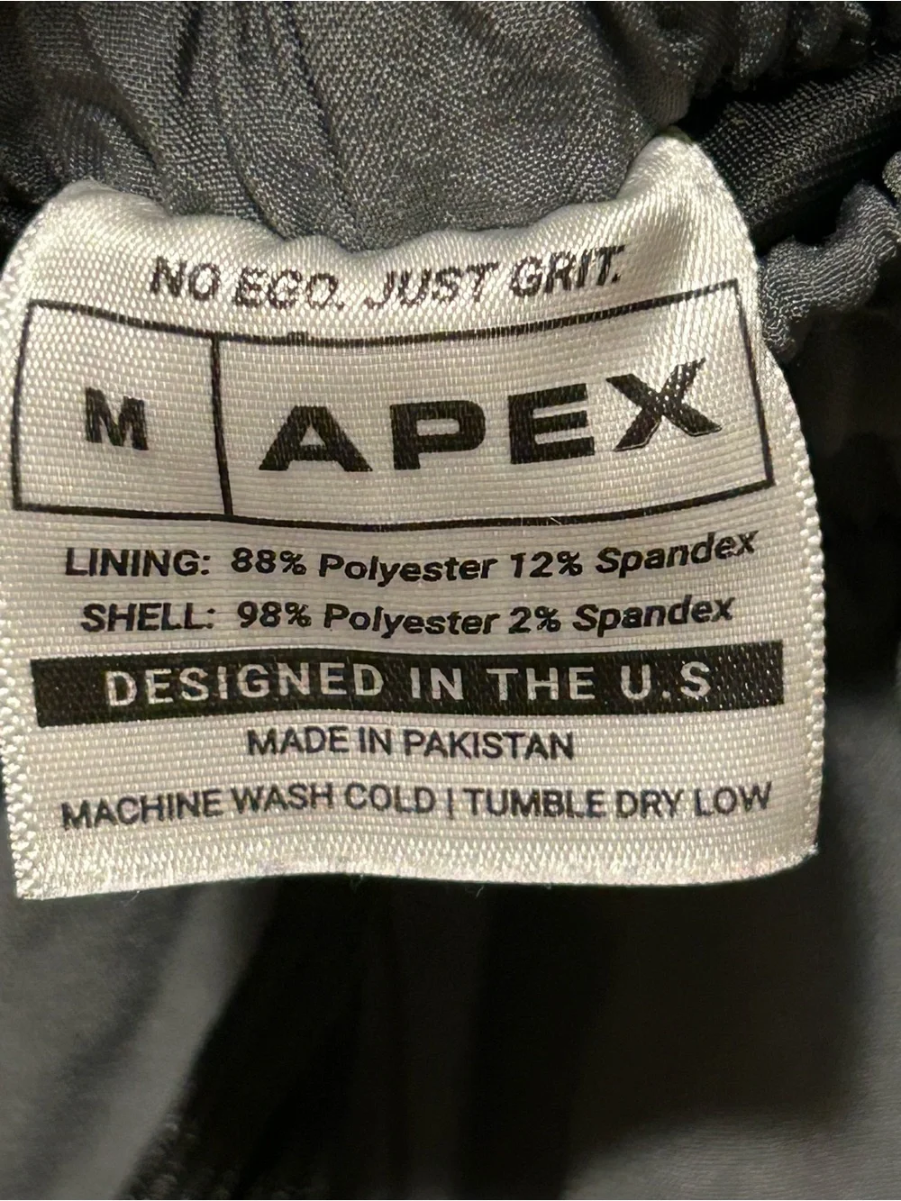 APEX Shorts Training Apexlite 3.0 Gray Workout , size M
